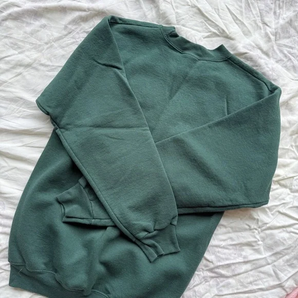 Forest Green Men’s Sweatshirt / Crewneck - Tri City - Picture 2 of 3